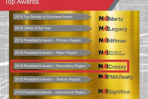 NAI Cressy Wins NAI Global President’s Award